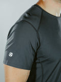 Krotan Genesis short sleeve grey athletic shirt for men