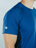 Krotan Genesis short sleeve blue athletic shirt for men