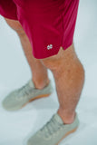Krotan Mission M1 board short style red athletic short for men