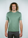 Krotan Regal short sleeve green athletic fit tee shirt for men