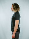 Krotan Regal short sleeve black athletic fit tee shirt for men