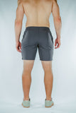 Krotan Switchback grey athletic fit athletic short for men